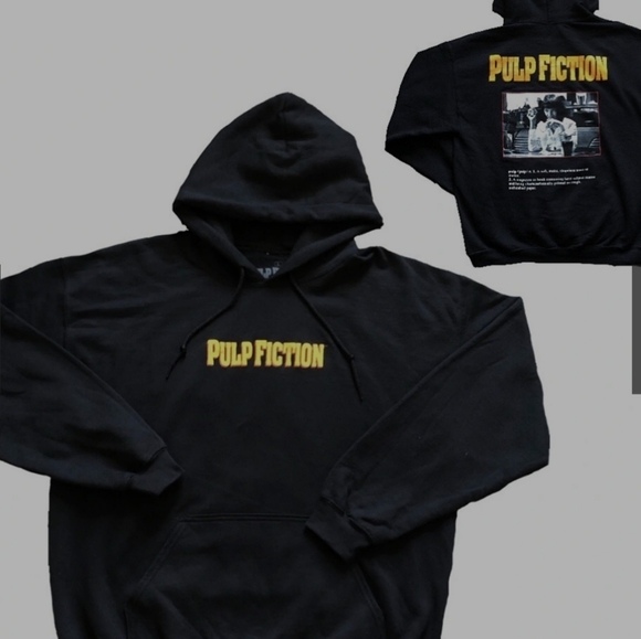 Pulp Fiction Black  Hoodie Sz Small Last One! - Picture 2 of 5